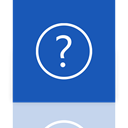 help, Mirror RoyalBlue icon