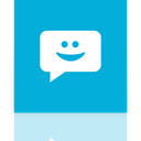 Mirror, Messaging DarkTurquoise icon