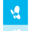 Mirror, Msn DeepSkyBlue icon