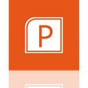 powerpoint, Alt, Mirror Chocolate icon