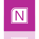 Alt, Mirror, onenote MediumVioletRed icon