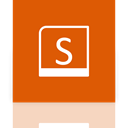 sharepoint, Mirror, Alt Chocolate icon