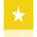 bookmark, Mirror Gold icon