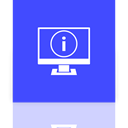 Information, Mirror, msconfig, system RoyalBlue icon