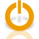 standby, Mirror, power Orange icon