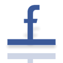 Alt, Facebook, Mirror Black icon