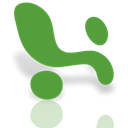 Excel, Mirror OliveDrab icon