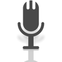 Mirror, Microphone Black icon