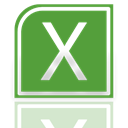 Excel, Alt, Mirror OliveDrab icon