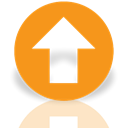 office, Mirror, Center, Ms, upload DarkOrange icon