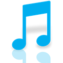 music, Mirror Black icon