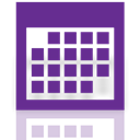 Mirror, Calendar DarkSlateBlue icon