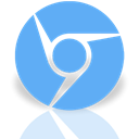 Mirror, google, chromium, Alt CornflowerBlue icon