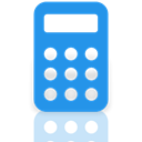 calculator, Mirror DodgerBlue icon