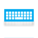 Keyboard, Mirror Black icon