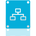 drive, Mirror, network DarkTurquoise icon