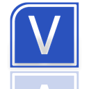 visio, Mirror RoyalBlue icon