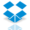 dropbox, Mirror DodgerBlue icon