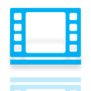 video, Mirror, Library DeepSkyBlue icon