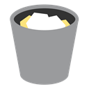 Trash, Full, appicns DarkGray icon