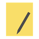 appicns, textedit Khaki icon