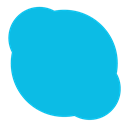 appicns, Skype DeepSkyBlue icon