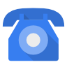 phone RoyalBlue icon