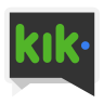 Kik DarkSlateGray icon