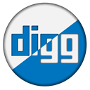Digg DarkCyan icon