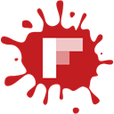media, Social, blot, set, Flipboard Firebrick icon