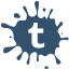 Tumblr, media, set, Social, blot DarkSlateGray icon