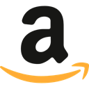 online store, online shop, Brands And Logotypes, social network, logotype, Brand, Commerce And Shopping, social media, Amazon, Logo Black icon