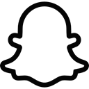 social media, logotype, Brand, Logo, Brands And Logotypes, social network, Snapchat Black icon