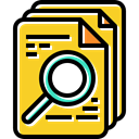 documents, interface, document, search, File, Archive Gold icon