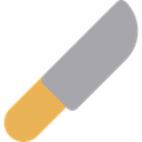 Restaurant, Cutting, Cutlery, food, Food And Restaurant, Tools And Utensils, Knife, Cut DarkGray icon