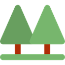 Forest, Pine, trees, yard, Botanical, garden, nature DarkSeaGreen icon