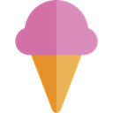 sweet, summer, Ice cream, Summertime, Dessert, Food And Restaurant, food Black icon