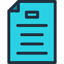 Files And Folders, education, test, document, Archive, exam, File Turquoise icon