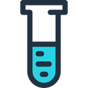 education, chemical, Test Tube, Chemistry, science Black icon
