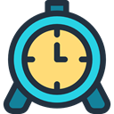 Clock, miscellaneous, time, alarm clock, Tools And Utensils, timer DarkSlateGray icon
