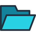 storage, Data Storage, interface, Files And Folders, file storage, Office Material, Folder Turquoise icon
