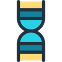 medical, science, education, Biology, Healthcare And Medical, Dna Structure, dna, Genetical, Deoxyribonucleic Acid Black icon