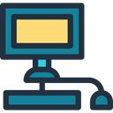 technology, screen, Computer, Tv, television, monitor DarkSlateGray icon
