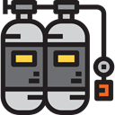 equipment, Diving, oxygen, miscellaneous, Dive Black icon