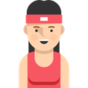 profile, Sports And Competition, fitness, user, Social, Avatar Black icon