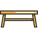 table, Furniture And Household, furniture, Office Material, desk Black icon