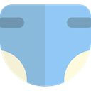 childhood, Diaper, infant, baby, Kid And Baby SkyBlue icon