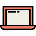 Computer, technology, Laptop, electronic, tool, digital Linen icon