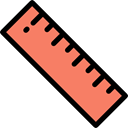 education, School Material, ruler, Tools And Utensils Black icon