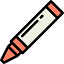 Crayon, Draw, education, write, Tools And Utensils Black icon
